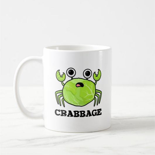 Crabbage Funny Cabbage Crab Pub Kaffeetasse (Links)