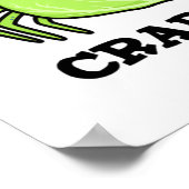 Crabbage Funny Cabbage Crab Pub Poster (Ecke)