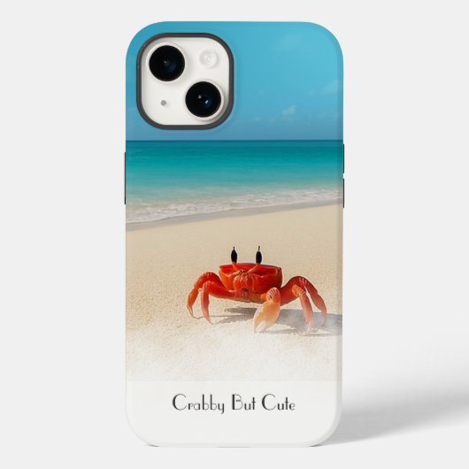 Crabby Aber Niedlich - iPhone 14 - Tough Case (Rückseite)