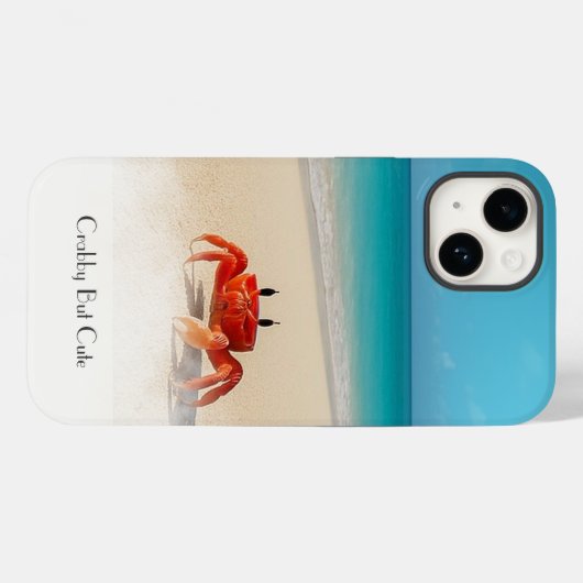 Crabby Aber Niedlich - iPhone 14 - Tough Case (Rückseite (Horizontal))