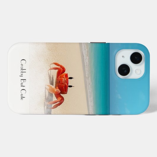 Crabby Aber Niedlich - iPhone 15 Fall Case-Mate iPhone Hülle (Rückseite (Horizontal))