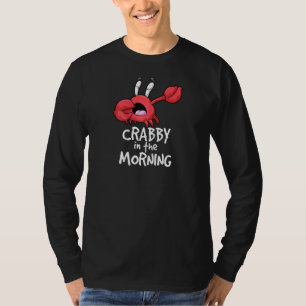 Crabby am Morgen Funny Sleepy Crab Pajama Ni T-Shirt