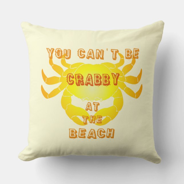 Crabby Beach Pillow Kissen (Vorderseite)