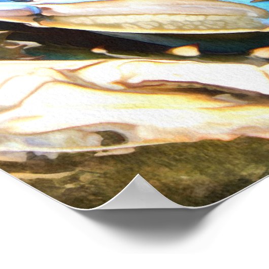 Crabby Blue Crabs Poster (Ecke)