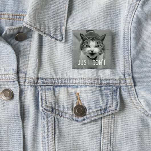 Crabby Cat Button (Beispiel)