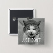 Crabby Cat Button (Vorne & Hinten)