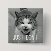 Crabby Cat Button (Vorderseite)