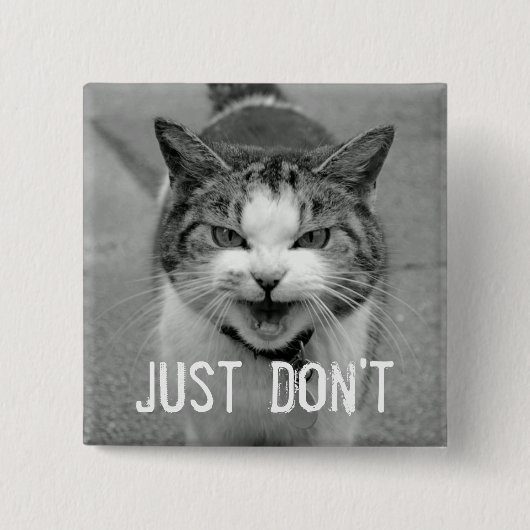 Crabby Cat Button (Vorderseite)