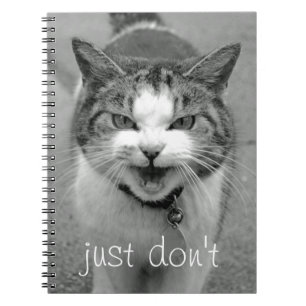 Crabby Cat-Notebook Notizblock