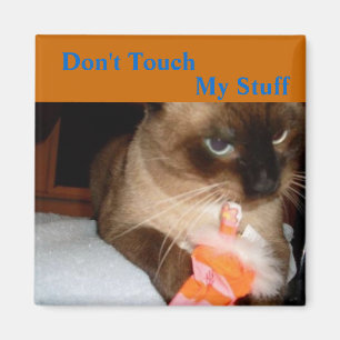 Crabby Cat - Siamese Cat Kühlschrankmagnet