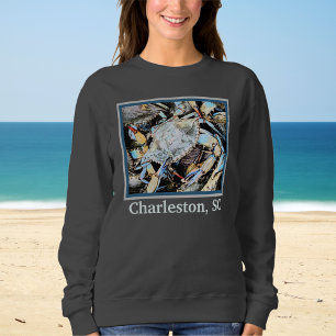 Crabby Crab Charleston South Carolina T - Shirt