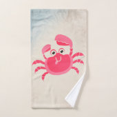 Crabby Crab Design Badetücher Set (Handtuch)