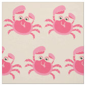 Crabby Crab Design Fabric Stoff (Muster)