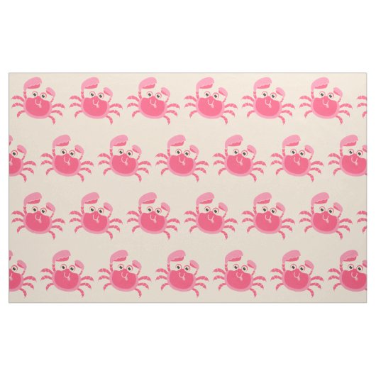 Crabby Crab Design Fabric Stoff (Fat Quarter (45,7 x 55,9 cm))