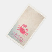 Crabby Crab Design Guest Towel Serviette (Ecke)