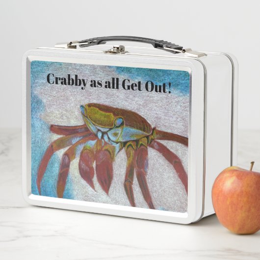 Crabby Crab Metal Lunch Box (Beispiel)