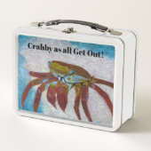 Crabby Crab Metal Lunch Box (Vorderseite)