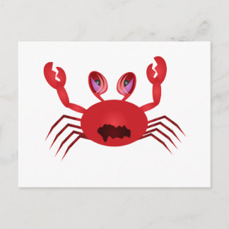 Crabby Crab Postkarte