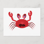 Crabby Crab Postkarte (Vorderseite)