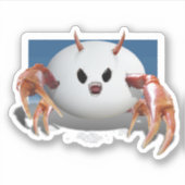Crabby Egg Aufkleber (Vorderseite)