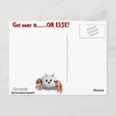 Crabby Egg Postkarte (Rückseite)