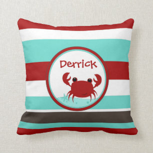 Crabby Freund-personalisiertes Jungen-Kissen Kissen