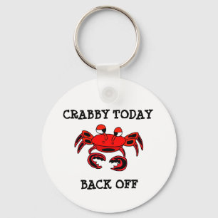 Crabby heutiger Tag ziehen sich Schlüsselanhänge Schlüsselanhänger