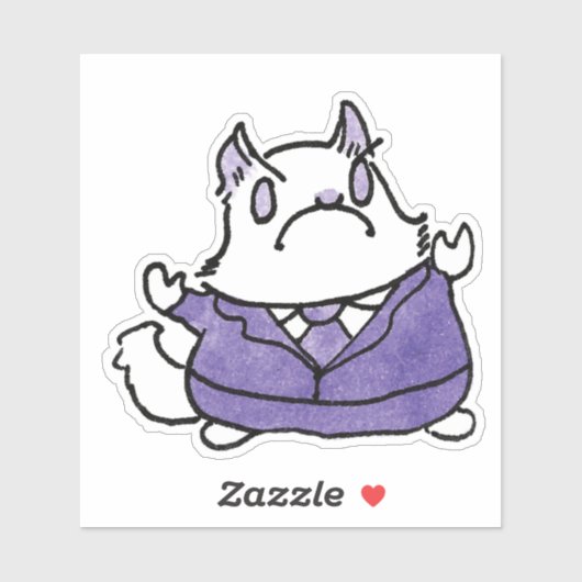 Crabby Lupin Aufkleber (Blatt)