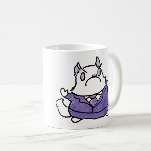 Crabby Lupin Kaffeetasse (VorderseiteRechts)
