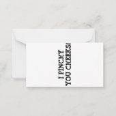 Crabby Mini Valentine Mitteilungskarte (Rückseite)