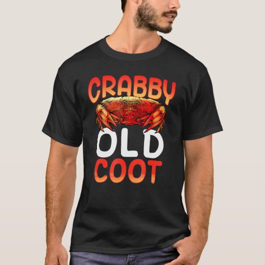 Crabby Old Coot Crab T-Shirt (Vorderseite)