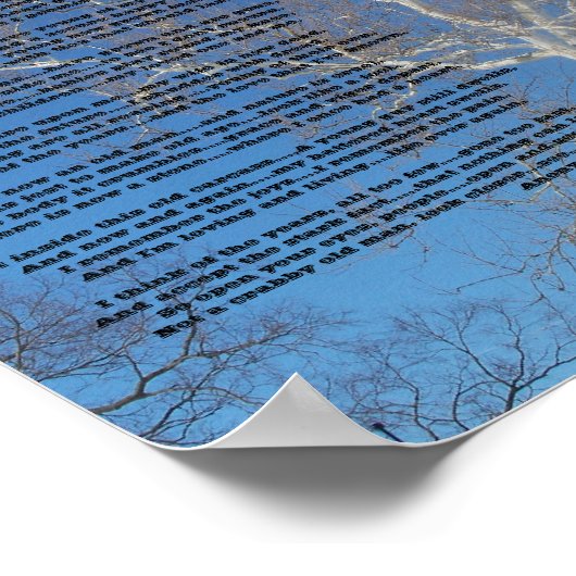 Crabby Old ManWas sehen Sie nur ... - Maßgeschneid Poster (Ecke)