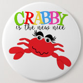 Crabby-Round-Button Button (Vorderseite)