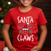 Crabby Santa Claws Weihnachtskids T-Shirt