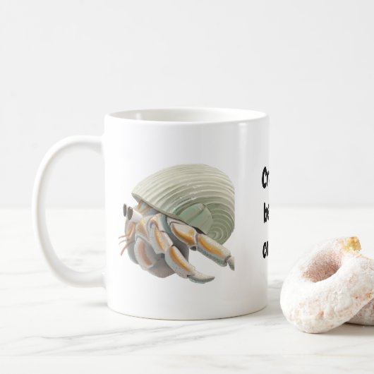 Crabby vor Kaffeetasse (Mit Donut)