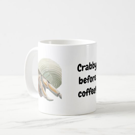 Crabby vor Kaffeetasse (Vorderseite Links)
