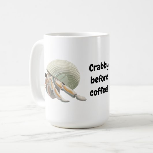 Crabby vor Kaffeetasse (Vorderseite Links)