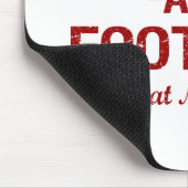 Crabcakes und Fußball Mousepad (Ecke)