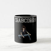 CRABCORE!-Tasse Zweifarbige Tasse (Mittel)