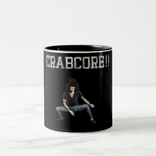 CRABCORE!-Tasse Zweifarbige Tasse