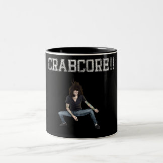 CRABCORE!-Tasse Zweifarbige Tasse