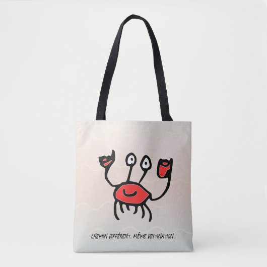 Crabe Confiant – Sac Fourre-tout du Quotidien Tasche (Vorderseite)