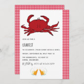 Crabfest-Party - individuelle Einladung (Vorne/Hinten)