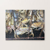 Crabs Crawling Pastel Watercolor Puzzle (Horizontal)