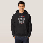 Crabs Design - I Liebe Crabs Hoodie (Vorne ganz)