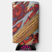Crabs 'n Corn Coozie Selters Dosenkühler (Vorderseite)