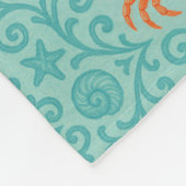 Crabs Ornamental Symphony Fleecedecke (Ecke)