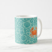 Crabs Ornamental Symphony Kaffeetasse (VorderseiteRechts)