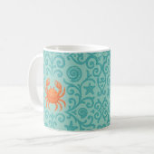 Crabs Ornamental Symphony Kaffeetasse (Vorderseite Links)
