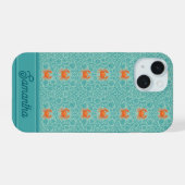 Crabs Ornamental Symphony Personalisiert iPhone 15 Hülle (Rückseite (Horizontal))